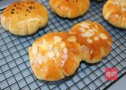 Illustration of how to make mung bean bread 11