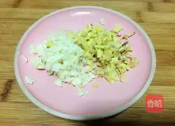 Illustration of making twice-cooked pork with salted vegetables 2