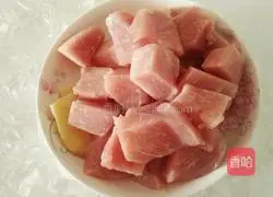 Illustration of homemade meat floss 1