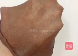 Illustration of how to make cocoa mochi bread 1