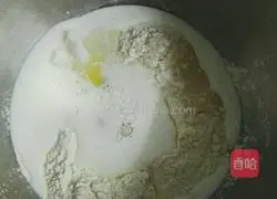 Illustration of how to make beef cheese bread (one-time fermentation) 1