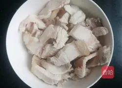 Illustration of twice-cooked pork and stir-fried vegetables 3