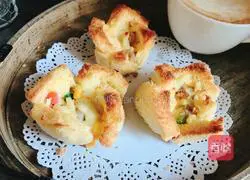 Simple and quick breakfast-whole wheat toast bread cup is healthy and nutritious Practice illustration 1