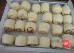 Bean Paste Illustration of making bread/raisin bread 21