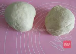 Illustration of how to make meat floss cheese bacon bread 4
