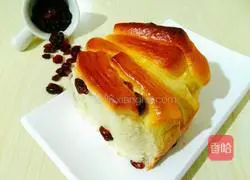 Illustration of how to make yogurt cranberry shredded bags 16