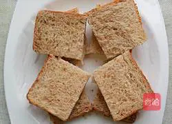 Illustration of how to make fried bread slices 1