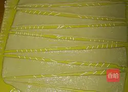 Illustration of how to make bread with good luck rolling in 8