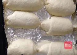 Illustration of how to make yogurt bread, seaweed filling and red bean paste filling 10