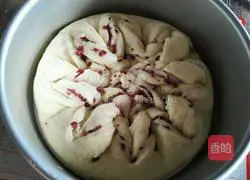 Illustration of how to make cranberry hand-shredded bread 11