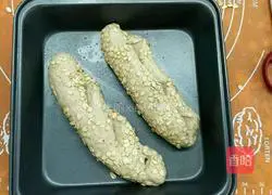 Illustration of how to make French bread (French baguette, wheat baguette and cream cheese bag) 9