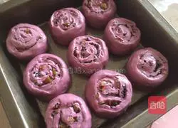 Illustration of how to make purple sweet potato and dried fruit bread 7