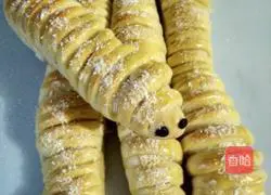 Coconut caterpillar bread recipe 15