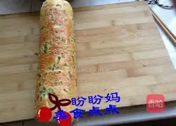 Illustration of how to make meat floss bread 8