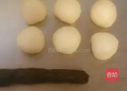 Illustration of making sesame bean paste bread 3