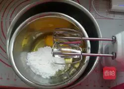 cranberries Illustration of how to make steamed cake 2