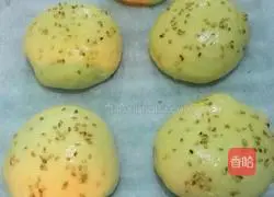 Illustration of how to make salad dressing, pork floss and bread 12