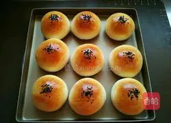 Red bean paste bun recipe 13