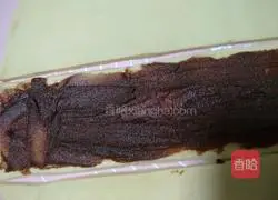 Illustration of making bean paste thousand-layer toast bread 4