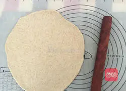 Illustration of how to make ham pizza 2