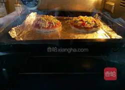 Illustration of how to make rice pizza 14