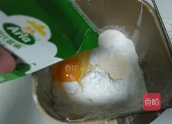 Illustration of how to make green onion cheese bread (pork floss stuffing) 2