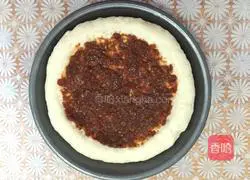 Illustration of how to make bacon pizza 4