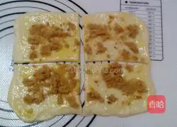 Illustration of how to make hand-shredded meat floss bread 7