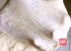 Illustration of how to make seaweed and meat floss bread 8