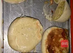 Illustration of how to make banana bread (banana sandwich) 8