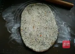 Illustration of making nut toast bread 11