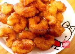 Illustration of how to make breaded shrimps 6