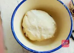 Illustration of how to make bean paste bread 1