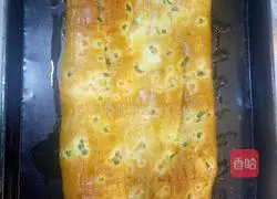 Illustration of how to make meat floss rolls 3