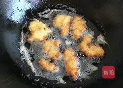 Illustration of how to make breaded fried dragon fish 5