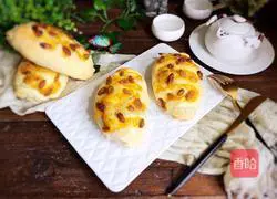 Mango jam Illustration of how to make raisin bread 15