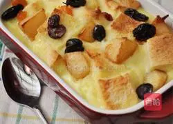 Cinnamon Apple Bread Pudding Recipe Illustration 8