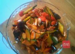 Illustration of how to stir-fry meat slices 4