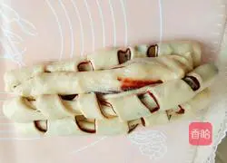 Illustration of making bean paste bread 8