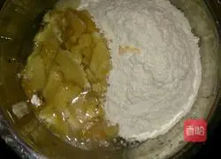 Illustration of how to make banana bread (banana sandwich) 2