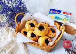 Blueberry jam bun recipe 12