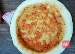 Illustration of how to make rice pizza 7