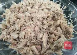 Illustration of homemade meat floss 7