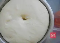 Illustration of how to make bean paste bread flowers 7