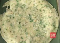 Illustration of how to make flavored egg pancakes 7