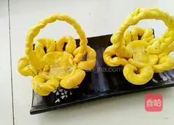 Fruit flower basket bread recipe 23