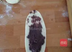Illustration of how to make yogurt bread, seaweed filling and red bean paste filling 7