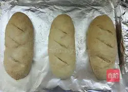 Illustration of making coarse grain wheat bran staple bread 14