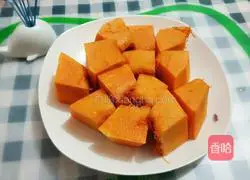 Illustration of how to make pan-fried pumpkin cake 2