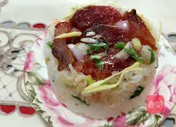 Illustration of how to make preserved rice 8